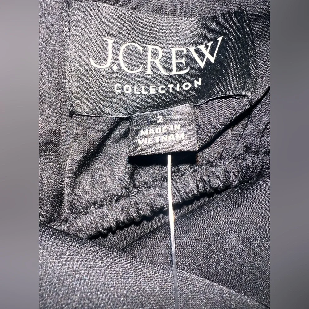 NWT J.Crew Collection Gwyneth Strapless Dress in Black - Picture 4 of 5